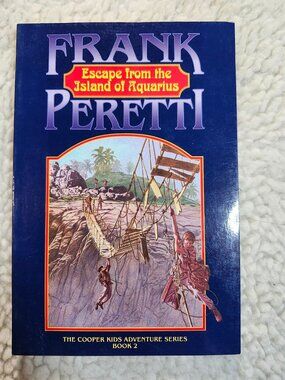 Frank Peretti Escape from the Island of Aquarius Paperback Cooper Kids Book